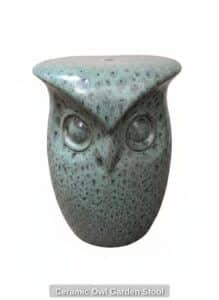 Ceramic-Owl-Garden-Stool