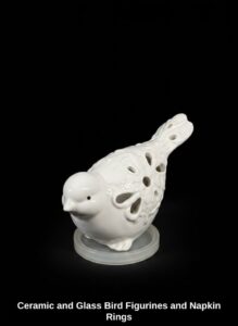 Ceramic-and-Glass-Bird-Figurines-and-Napkin-Rings-fifth-image