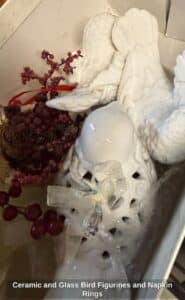 Ceramic-and-Glass-Bird-Figurines-and-Napkin-Rings-third-image
