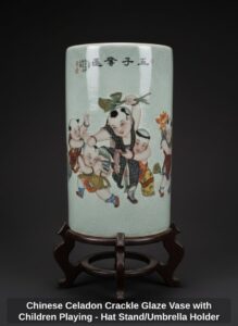Chinese-Celadon-Crackle-Glaze-Vase-with-Children-Playing-Hat-Stand-or-Umbrella-Holder