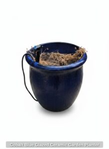 Cobalt-Blue-Glazed-Ceramic-Garden-Planter