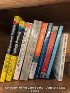 Collection-of-Pet-Care-Books-Dogs-and-Cats-Focus