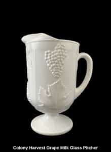 Colony-Harvest-Grape-Milk-Glass-Pitcher