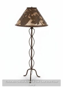 Colorado-Dallas-Acorn-Oak-Leaf-Iron-Floor-Lamp