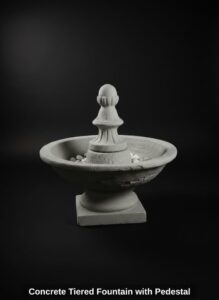 Concrete-Tiered-Fountain-with-Pedestal