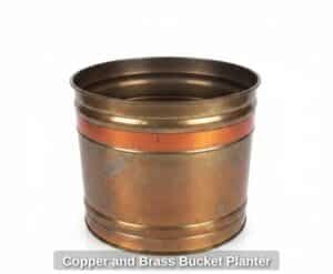 Copper-and-Brass-Bucket-Planter