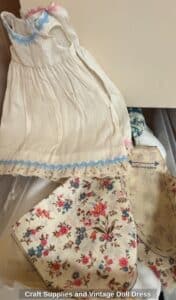 Craft-Supplies-and-Vintage-Doll-Dress