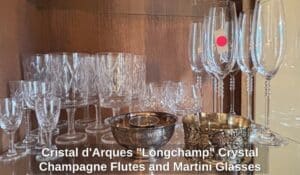 Cristal-dArques-Longchamp-Crystal-Champagne-Flutes-and-Martini-Glasses