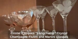 Cristal-dArques-Longchamp-Crystal-Champagne-Flutes-and-Martini-Glasses-second-image