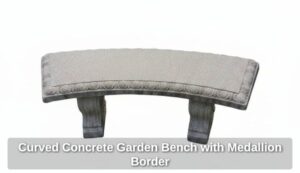 Curved-Concrete-Garden-Bench-with-Medallion-Border