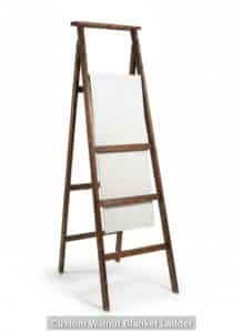 Custom-Walnut-Blanket-Ladder