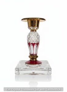 Cut-Crystal-Glassware-Set-with-Candlestick-second-image