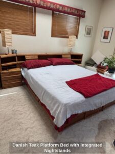 Danish-Teak-Platform-Bed-with-Integrated-Nightstands