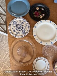 David-Carter-Brown-On-The-Farm-Rooster-Plate-Collection