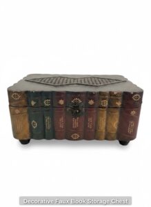 Decorative-Faux-Book-Storage-Chest
