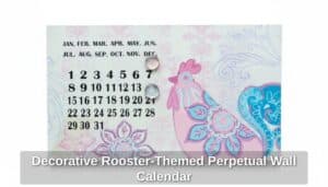 Decorative-Rooster-Themed-Perpetual-Wall-Calendar