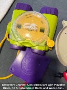 Discovery-Channel-Kids-Binoculars-with-Playable-Discs-Sit-Solve-Mazes-Book-and-Walkie-Talkie-Watches-second-image