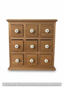 Drawer-Wooden-Desktop-Apothecary-Chest