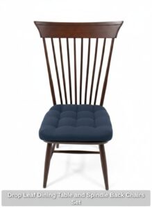 Drop-Leaf-Dining-Table-and-Spindle-Back-Chairs-Set-second-image