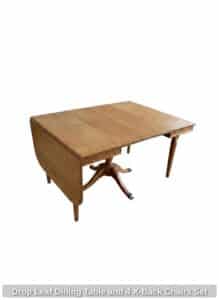 Drop-Leaf-Dining-Table-and-X-Back-Chairs-Set-third-image