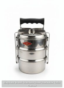 Elephant-Brand-Stainless-Steel-Stackable-Tiffin-Carrier