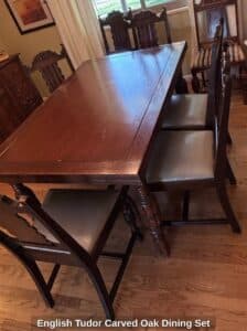 English-Tudor-Carved-Oak-Dining-Set-second-image