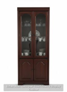 Ethan-Allen-Georgian-Court-Cherry-Display-Cabinet