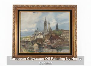 European-Cityscape-Oil-Painting-by-Henry-Schafer