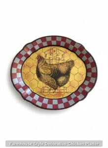 Farmhouse-Style-Decorative-Chicken-Platter-second-image