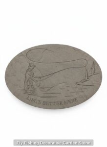 Fly-Fishing-Decorative-Garden-Stone