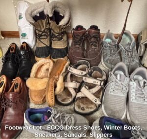 Footwear-Lot-ECCO-Dress-Shoes-Winter-Boots-Sneakers-Sandals-Slippers