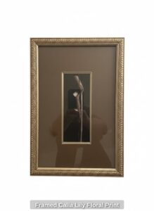 Framed-Calla-Lily-Floral-Print
