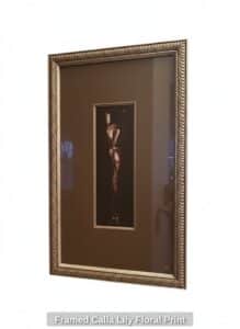 Framed-Calla-Lily-Floral-Print-second-image