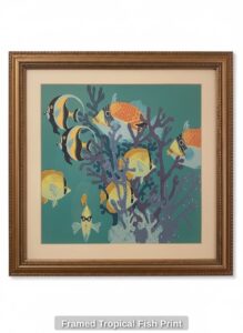 Framed-Tropical-Fish-Print