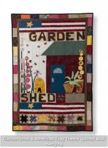 Garden-Shed-American-Flag-Theme-Quilted-Wall-Hanging