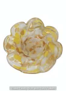 Glass-Candy-Dish-with-Gold-Flakes