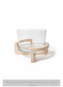 Glass-Hurricane-Candle-Holder-with-Wooden-Base