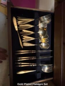 Gold-Plated-Flatware-Set