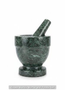 Green-Marble-Mortar-and-Pestle-Set-second-image