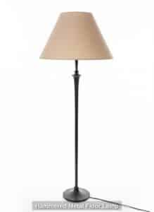 Hammered-Metal-Floor-Lamp