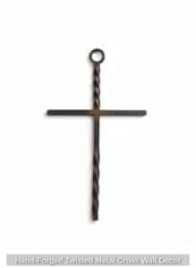 Hand-Forged-Twisted-Metal-Cross-Wall-Decor