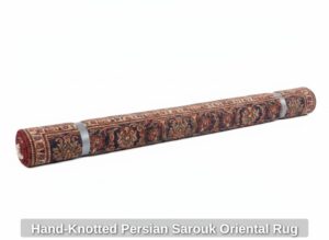 Hand-Knotted-Persian-Sarouk-Oriental-Rug