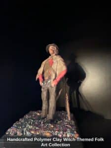 Handcrafted-Polymer-Clay-Witch-Themed-Folk-Art-Collection-third-image