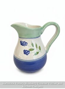 Hartstone-Pottery-Blueberry-Creamer-Pitcher-and-Kitchen-Gadgets