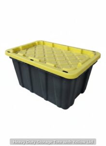 Heavy-Duty-Storage-Tote-with-Yellow-Lid