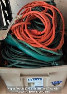 Hyper-Tough-Gallon-Storage-Tote-with-Assorted-Extension-Cords