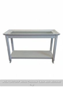 IKEA-LIATORP-White-Console-Table-with-Mirrored-Top