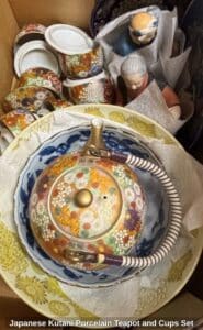 Japanese-Kutani-Porcelain-Teapot-and-Cups-Set