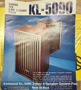 Kenwood-KL-Way-Speaker-System-Pair-New-in-Box