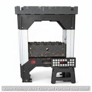 Keter-Folding-Work-Table-and-Portable-Step-Stool
